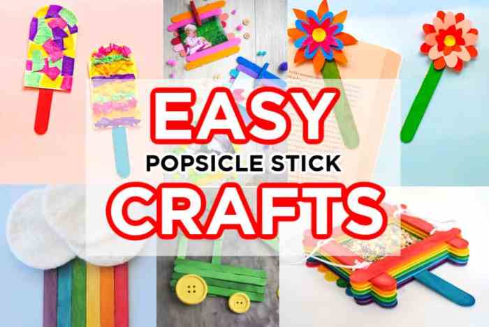 What decoration make popsicle sticks