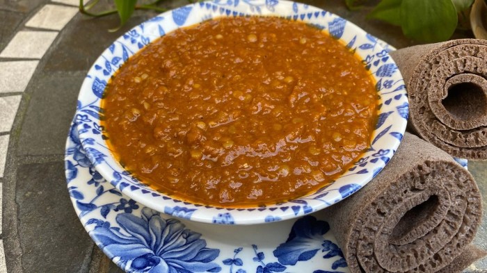 Stew ethiopian lentil spicy vegetarian lentils connoisseurusveg