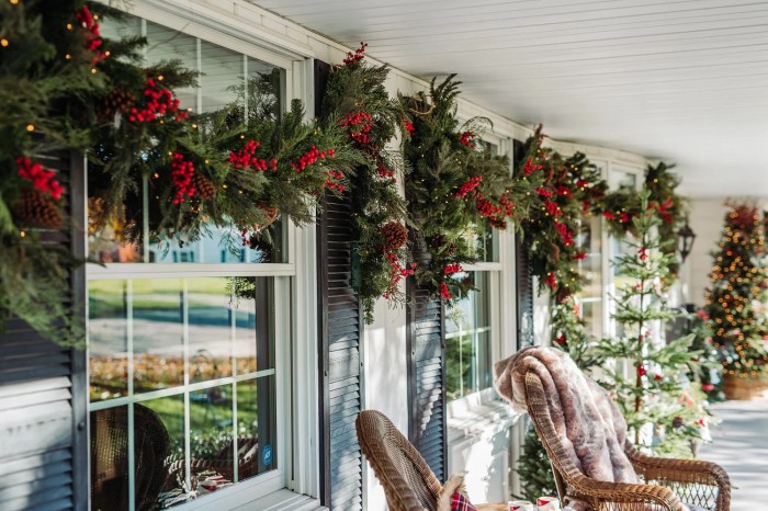 How to decorate front window for christmas