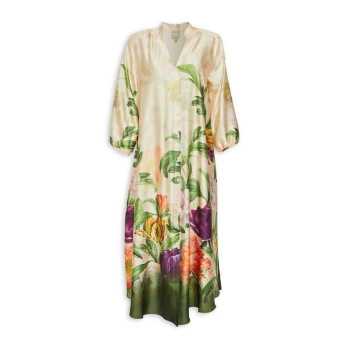 Women's floral shirt dress