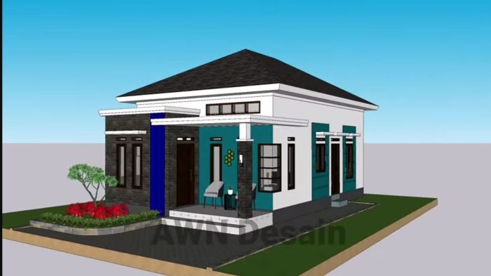 Desain rumah kost 10 x 13