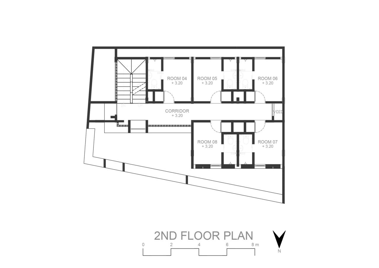 Desain rumah kost lahan 500 m