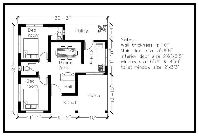 Desain rumah luas 900