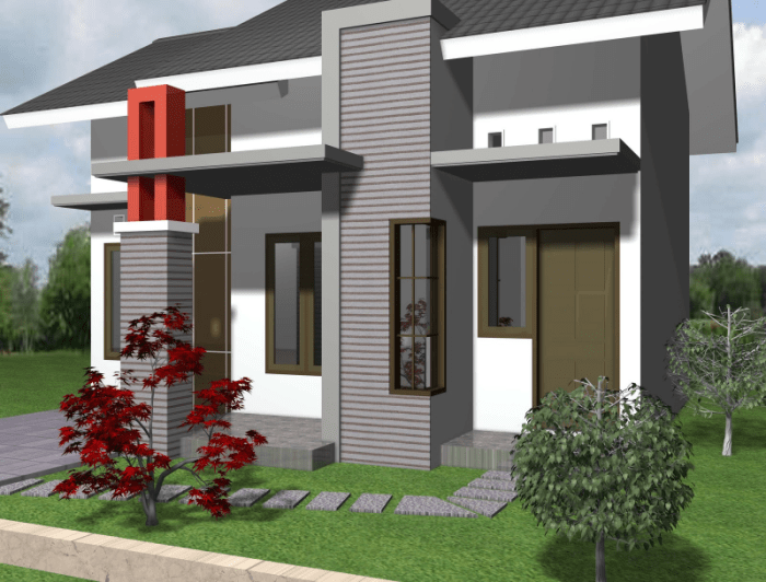 Desain rumah lebar 6 meter minimalis