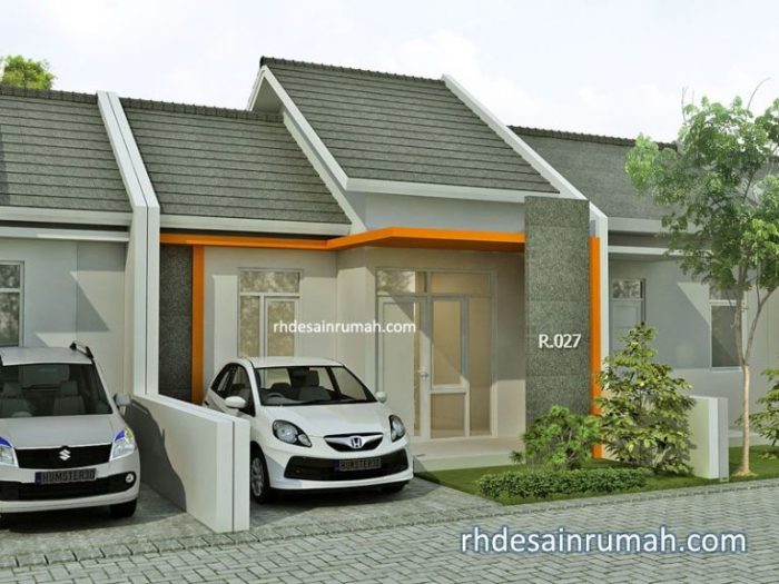 Desain rumah lebar 6 meter minimalis