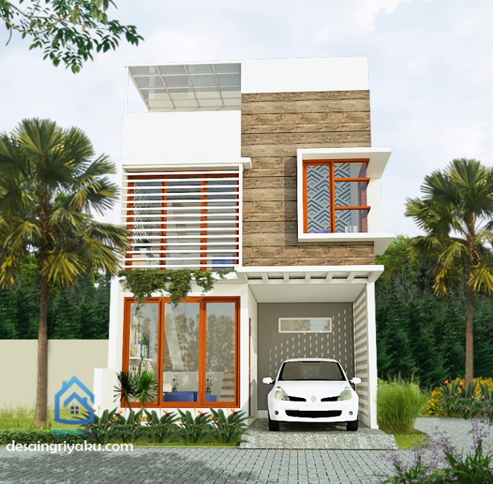 Desain rumah lebar 9 panjang 10