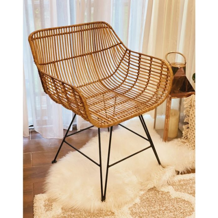 Rattan sessel wohnzimmer