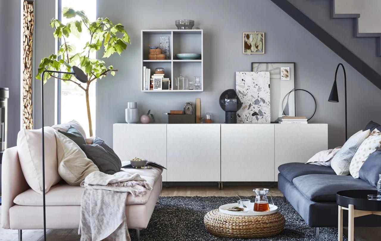 Schrankwand wohnzimmer ikea